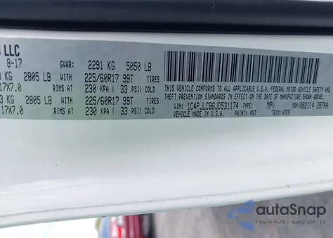 2018 Jeep Cherokee Latitude Fwd из США, поврежденный, VIN 1C4PJLCB6JD531174